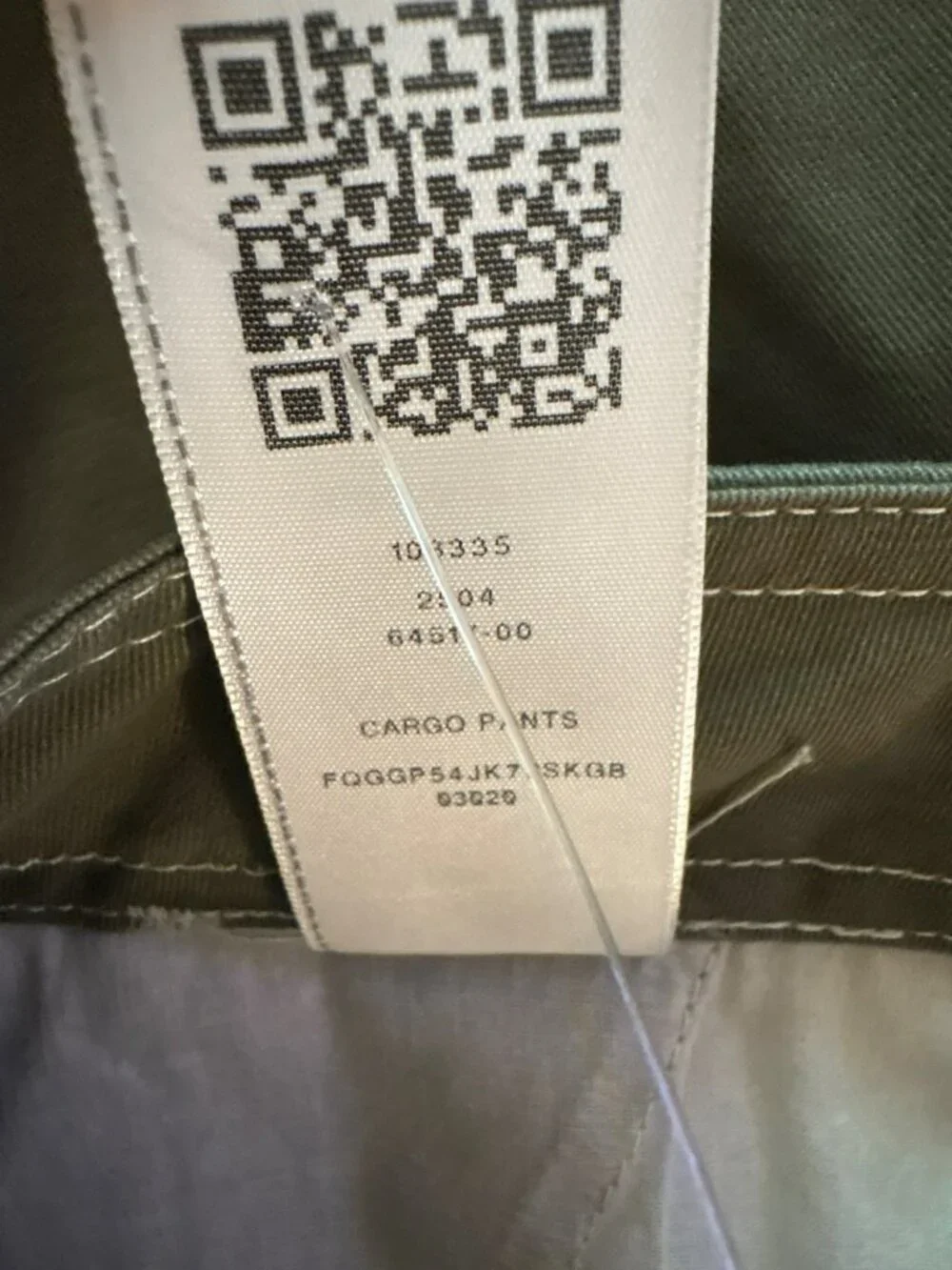 NWT True Religion Kalamata Green 108335 Cargo Pants Size 32